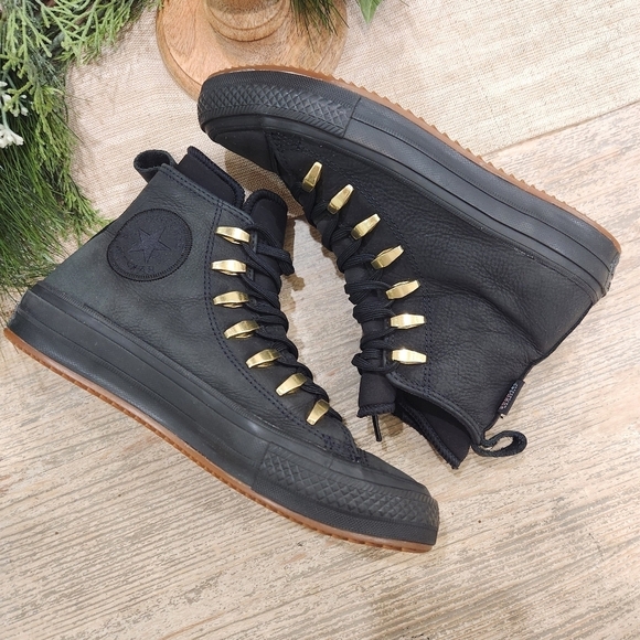Converse CTAS ll Counter Climate Waterproof Leather Boots Black M8/W9.5 Unisex main image 8
